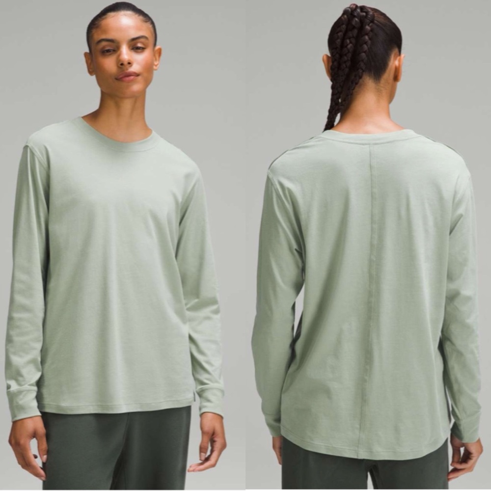 Lululemon All Yours Long-Sleeve Shirt Palm Court SZ 6